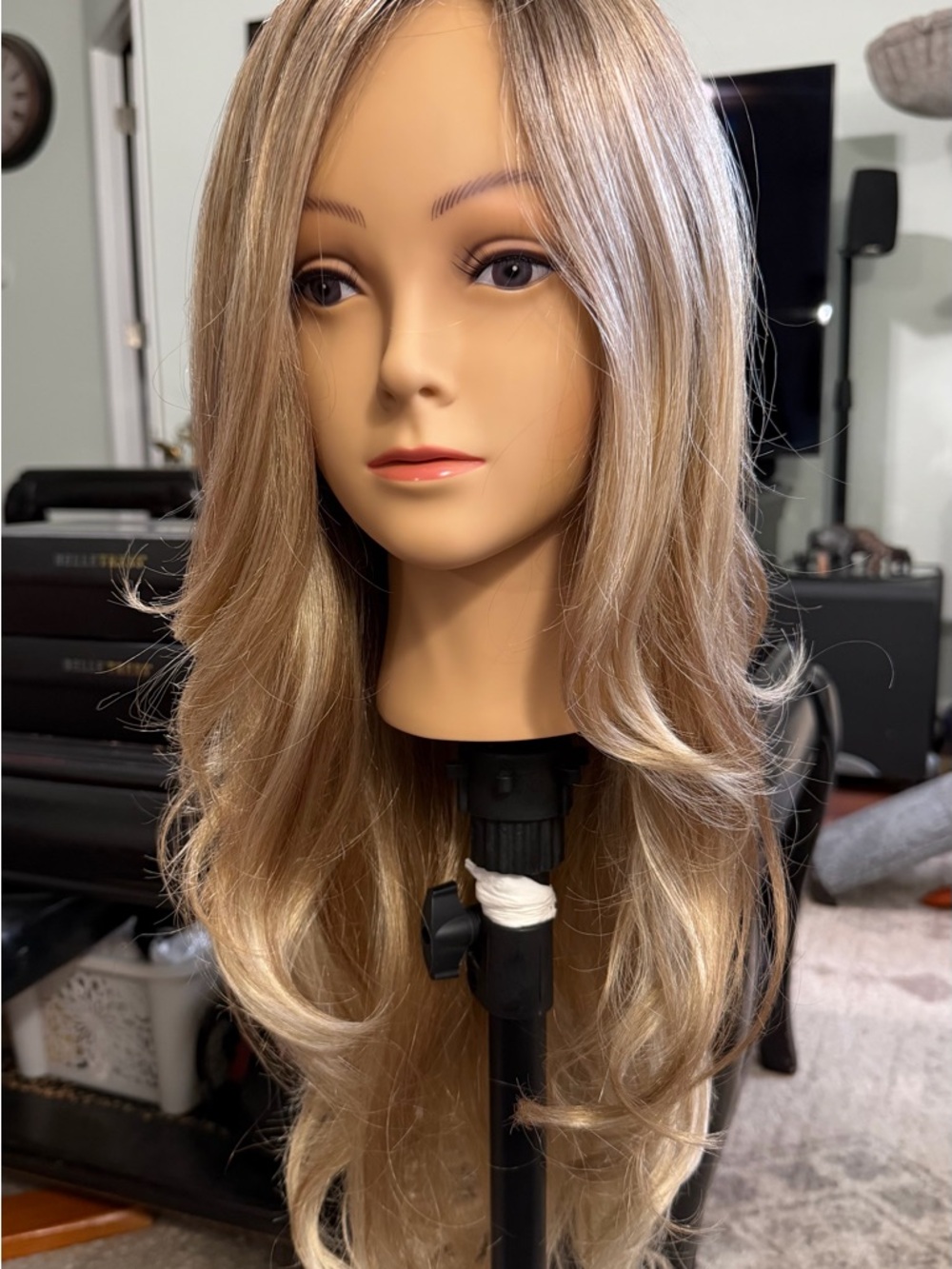 Raquel Welch Down Time in SS Golden Wheat Long Layered Blonde Hair Wig
